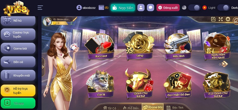 Các tựa game bài tại Vi688 Club đều là sản phẩm của nhà cung cấp V8 Poker