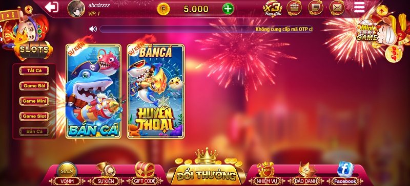 Trở thành tay săn chuyên nghiệp khi tham gia vào game bắn cá