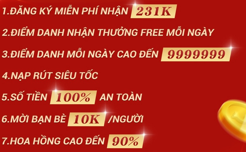 Nhận thưởng không ngớt từ các chương trình ưu đãi cực sốc