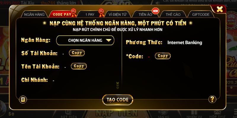 Cách giao dịch tiện lợi tại sân chơi Go88